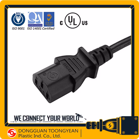 America Canada UL cUL Approvazione USA Cavo di alimentazione CA Connettore C15 per alte temperature