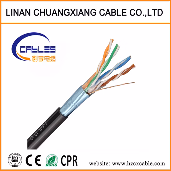 Cavo Ethernet FTP Cat5e in filo di rame solido per un trasferimento dati ottimale
