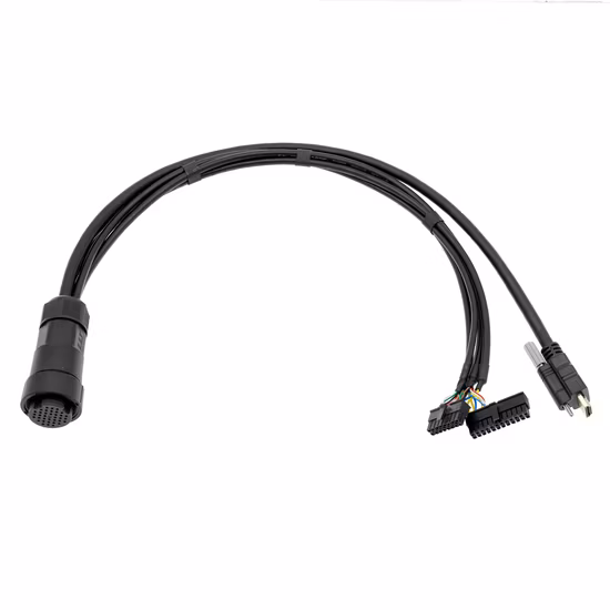 Trasmissione del segnale OEM Cablaggio personalizzato per elettrodomestico di alimentazione del cavo elettrico IP65 / IP67